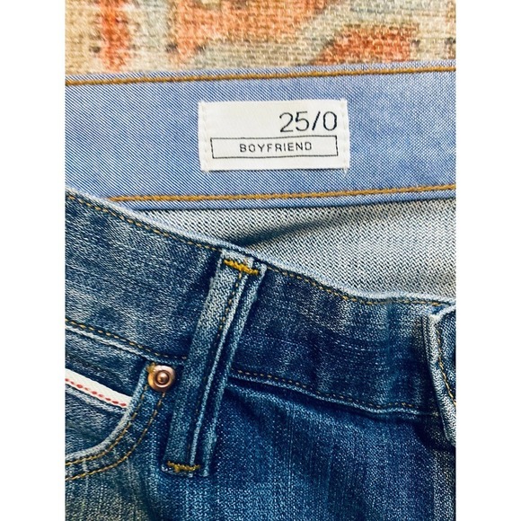 GAP 1969 Women's High Rise Boyfriend Jeans Stretch Light Wash Blue Size 25 - Picture 3 of 8